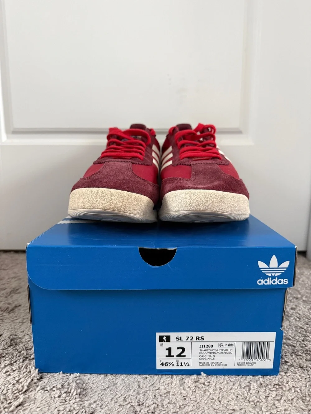 adidas SL 72 Retro Sneaker - Red & White